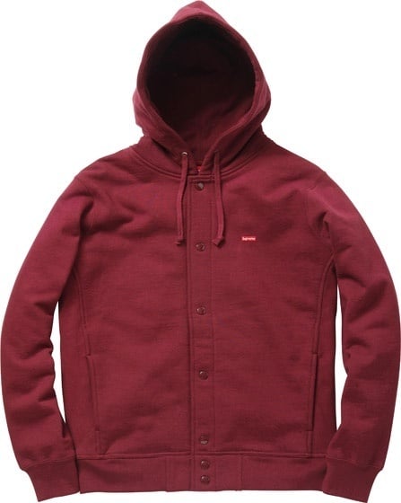 Snap Front Hooded Sweat